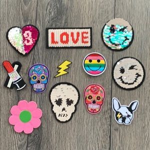 Iron-on patches!